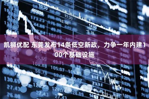凯狮优配 东莞发布14条低空新政，力争一年内建100个基础设施
